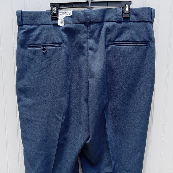 NWT Flying Cross Fechheimer Uniform Pants 52 French Blue Unhemmed Poly Garbadine - Picture 8 of 16